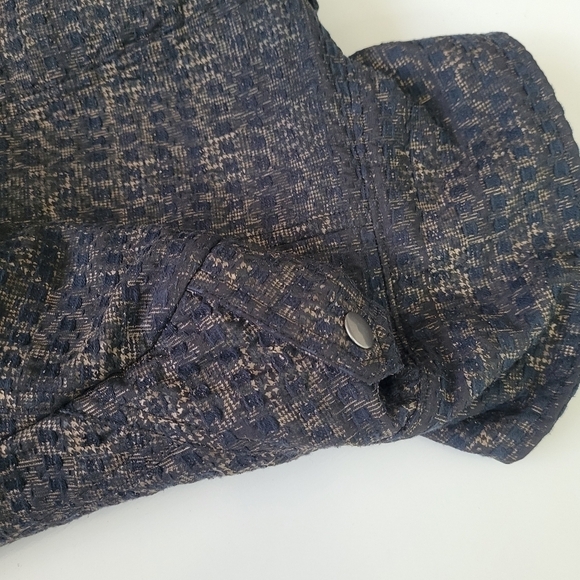 Free People‎ Houndstooth Leopard Print Moto Jacket Size 0 Grunge Animal Print - Picture 10 of 13